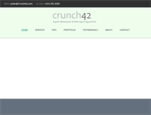 Tablet Screenshot of crunch42.com